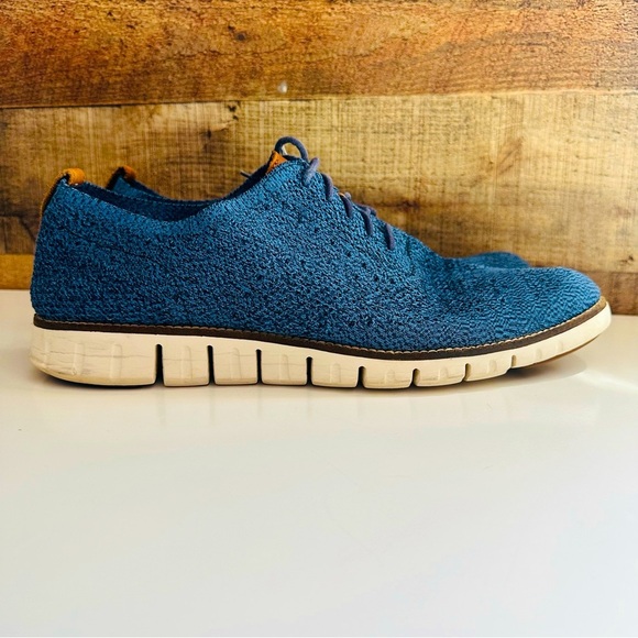 Cole Haan Men's ZEROGRAND Wingtip Oxford Marine Stitchlite Ivory - Picture 3 of 9